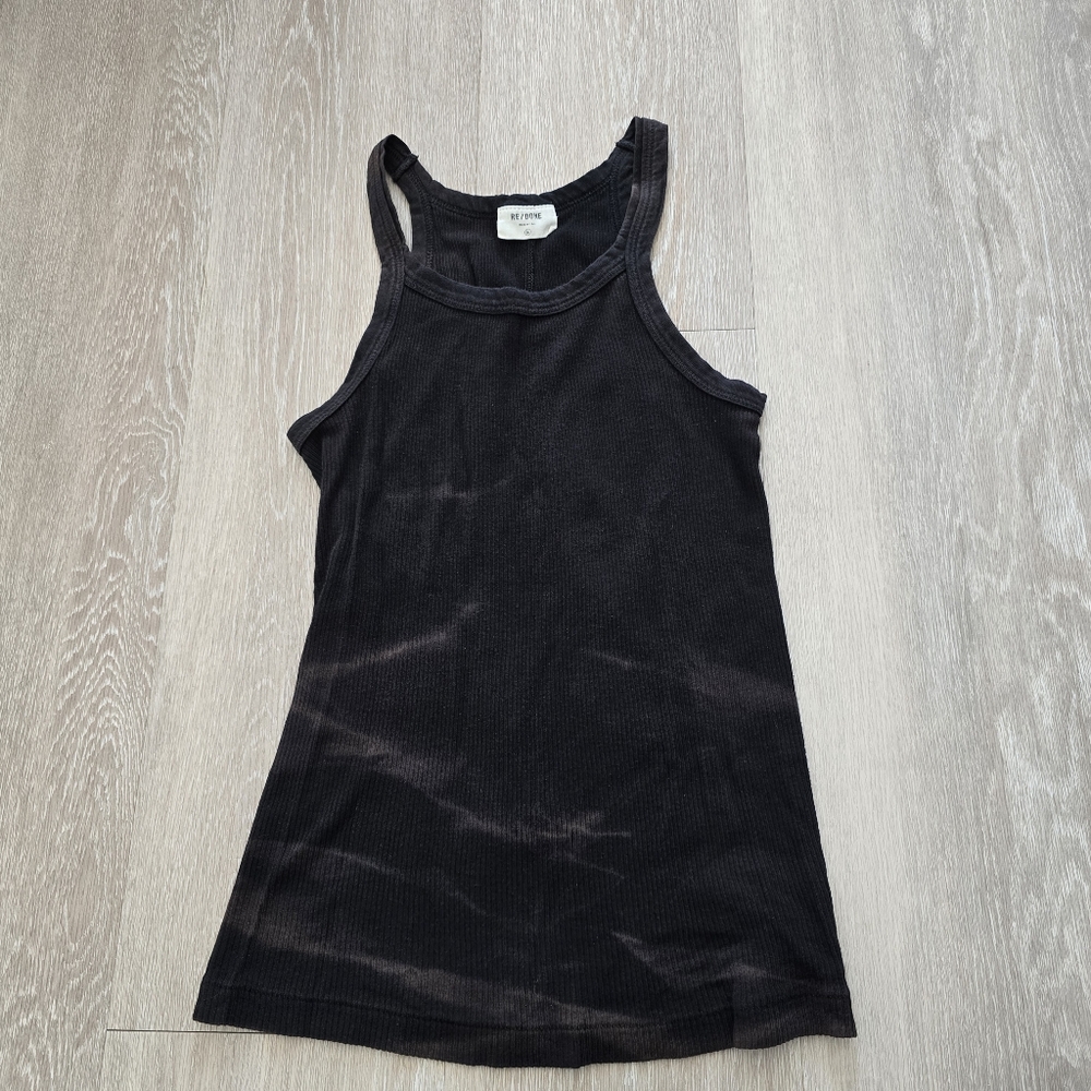 Re/Done Bleach Tank Top